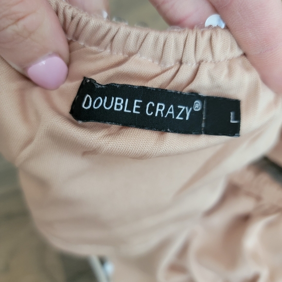 🔥🤎 BUNDLE OF 2! AMERICAN EAGLE / BOUTIQUE DOUBLE CRAZY SIZE LARGE CROP TOPS - Picture 8 of 8